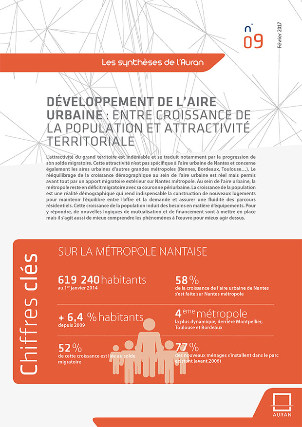 Développement de laire urbaine de Nantes entre croissance de la